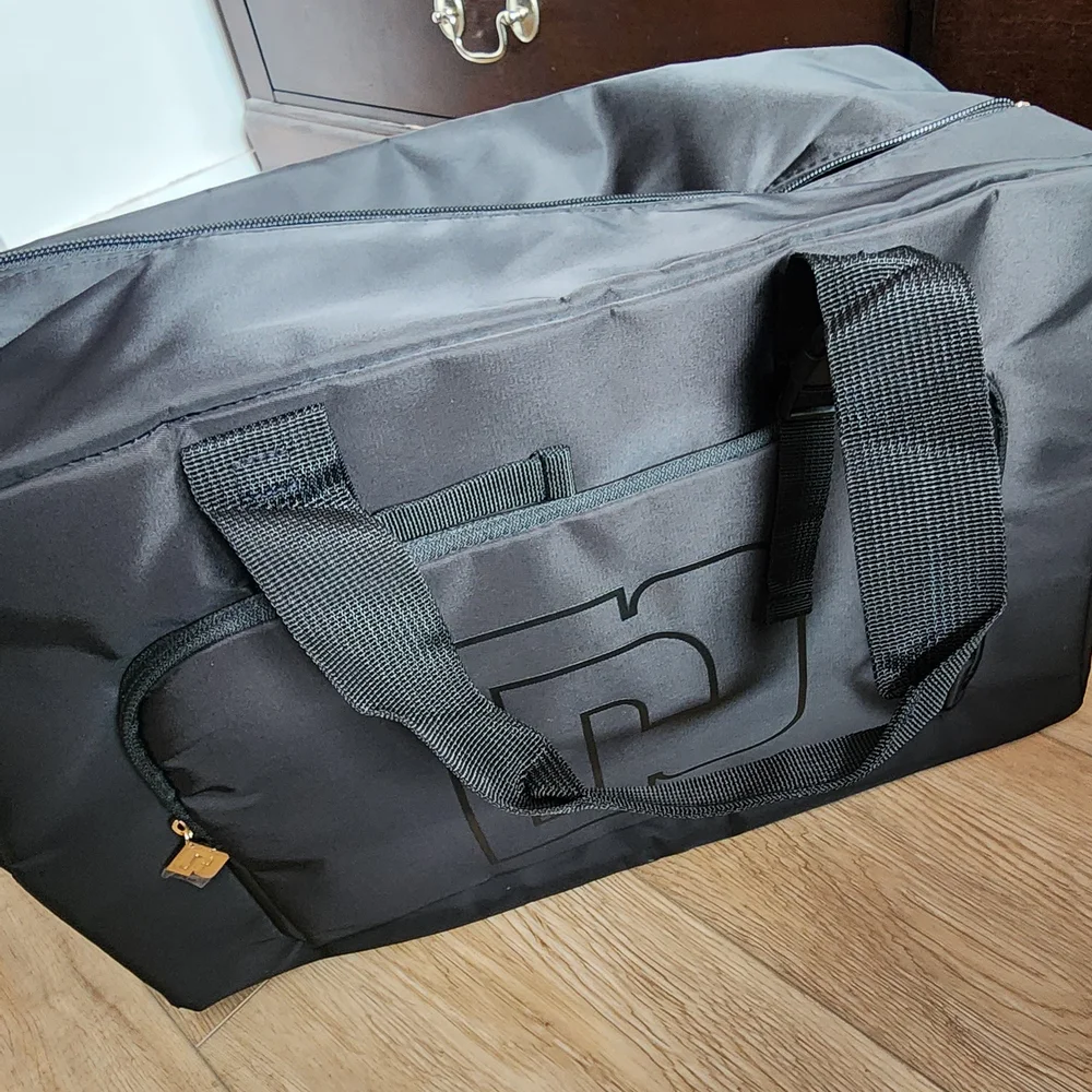Paco Rabanne XL Black Bag Travel Gym Weekender Duffle Bag Unisex New